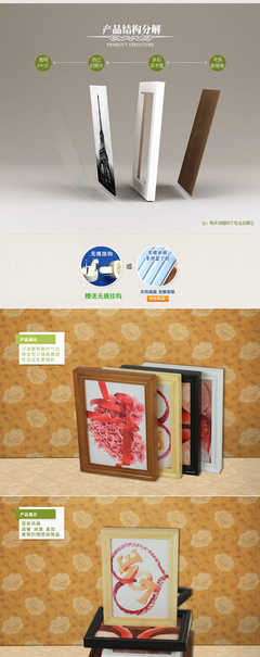 欧式实木创意相框 点亮家居的照片墙艺术，批发零售与代理招募